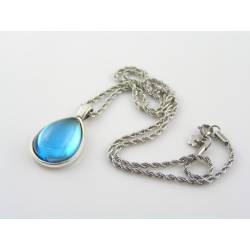 Blue Drop Necklace