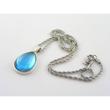 Blue Drop Necklace