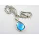 Blue Drop Necklace