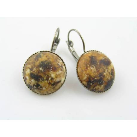 Unique Cabochon Earrings
