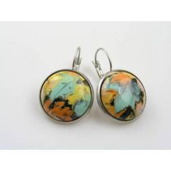 Unusual Cabochon Earrings