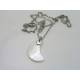 Mother of Pearl Crescent Moon Necklace