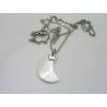 Mother of Pearl Crescent Moon Necklace