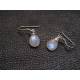 Rainbow Moonstone Earrings with Sterling Silver Ear Wires