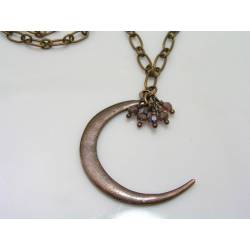 Copper Moon Necklace