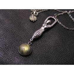 Goddess Necklace with Labradorite