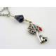 Isaac Newton under the Apple Tree, Gravity Necklace with Iolite