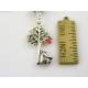 Isaac Newton under the Apple Tree, Gravity Necklace with Iolite