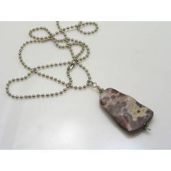 Large Jasper Pendant Necklace