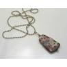 Large Jasper Pendant Necklace