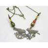 Two Birds on a Branch - Necklace