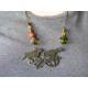 Two Birds on a Branch Necklace