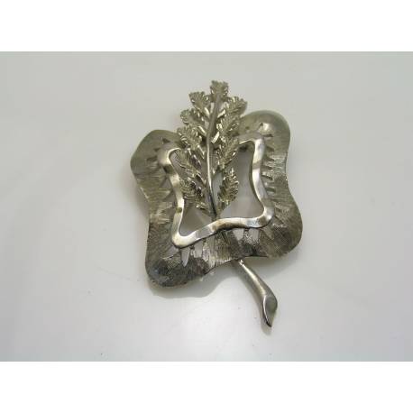 silver brooch