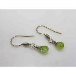 Peridot Earrings, August Birthstone