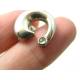 Vintage Sterling Silver Dolphin Ear Studs with Peridot Gemstones