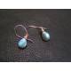 Labradorite Earrings, rose gold