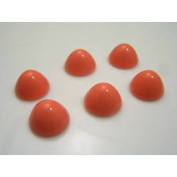 Vintage Coral Cabochons, 18mm