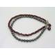 Garnet and Pearl Bracelet, Sterling Silver