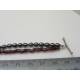 Garnet and Pearl Bracelet, Sterling Silver