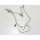 Venn Diagramm Pendant Necklace
