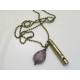 Personalised Necklace with Amethyst and Whistle
