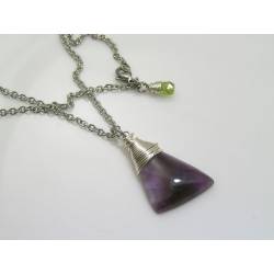 Amethyst Necklace with Peridot