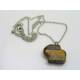 Tiger's Eye Carved Rabbit Necklace