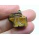 Tiger's Eye Carved Rabbit Necklace