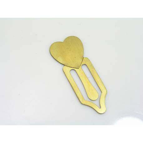 Personalised Bookmark, Heart