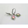 Silver Earrings with shimmering Cabochons