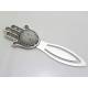 Hamsa Hand Bookmark, Silver or Bronze