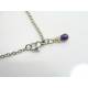 Hourglass Pendant Necklace, pink sand