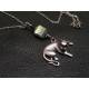 Cat Necklace with Labradorite