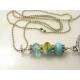 Necklace with beaded Bird Pendant