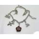 Charm Bracelet with Australian Charms and Gemstones