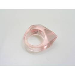 Vintage Pink Acrylic Ring