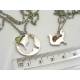Couple Necklaces with Wolf Pendants