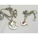 Couple Necklaces with Wolf Pendants