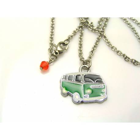 VW Bus Charm Necklace