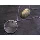 Magnifying Glass Necklace, Labradorite Pendant