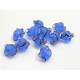 30 Blue Lampwork Glass Beads, Jewellery Making