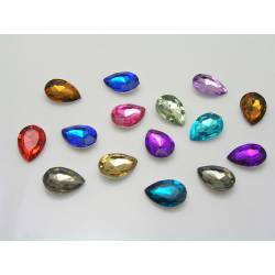 Acrylic Cabochons (400), pb, 13x18mm,