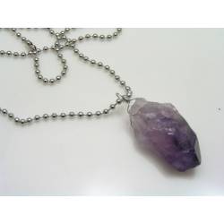 Rough Amethyst Necklace