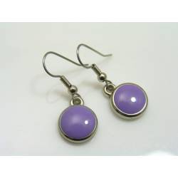 Purple Charm Earrings