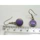 Purple Charm Earrings