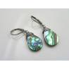 Paua Shell Earrings, Abalone
