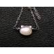 Cat Necklace, Genuine Mother-of-Pearl