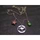 Australian Half Penny Cut-Out Charm with Australian Gemstones