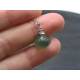 Gemstone Pendant Necklace, Choose your Gemstone, Chalcedony, Mystic Quartz, Amethyst, Serpentine,