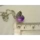 Gemstone Pendant Necklace, Choose your Gemstone, Chalcedony, Mystic Quartz, Amethyst, Serpentine,